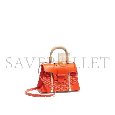 GOYARD SAÏGON STRUCTURÉ MINI BAG SAIGR2MINTY07CL07P (20*15*7.5cm)
